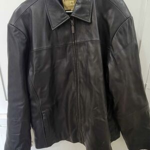 Men's Black Leather Jacket